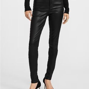 Express Black Coated Jeans Size 8